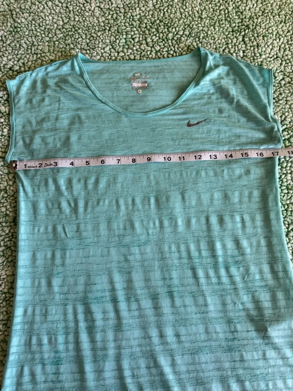 Nike Women's Aqua Striped Tee